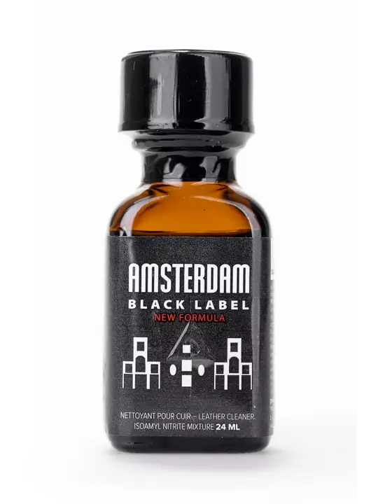 Poppers Amsterdam Black  label 24ml