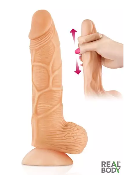 Gode ultra-réaliste 21 cm - Real Brad