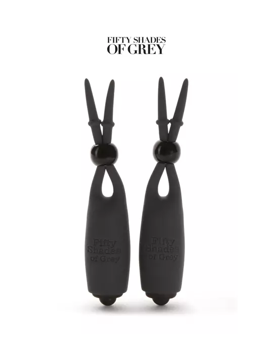 Pinces à tétons vibrantes Sweet Torture - Fifty Shades of Grey Pinces à tétons vibrantes Sweet Torture - Fifty Shades of Grey