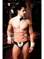 Déguisement sexy serveur 3 pièces