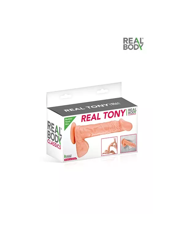 Gode réaliste 18 cm - Real Tony
