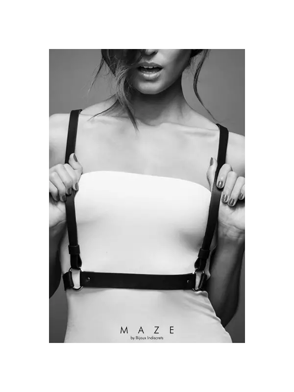 Harnais X marron - Maze