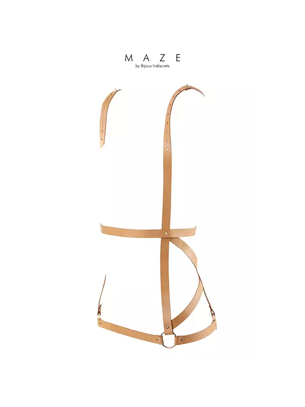 Robe harnais marron - Maze