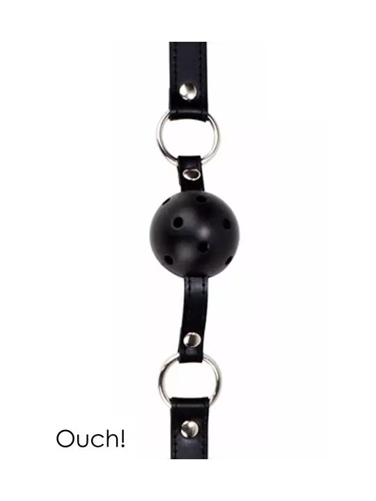 Gag Ball noir - Ouch! 