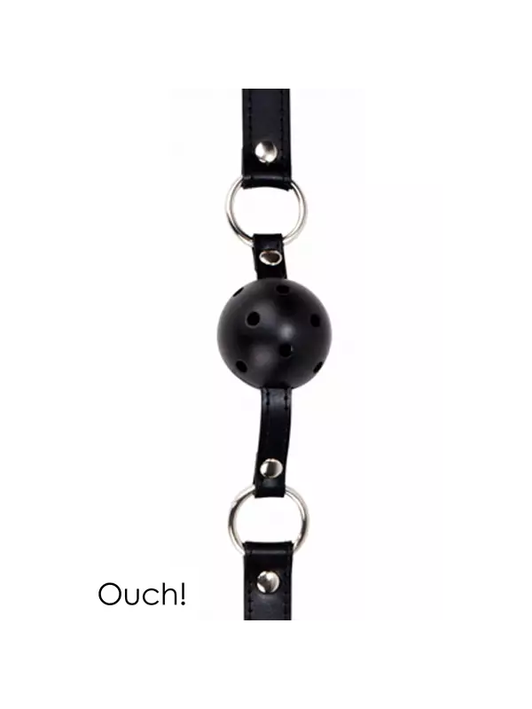 Gag Ball noir - Ouch! 