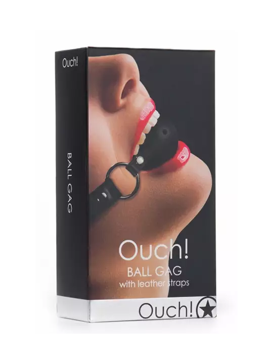 Gag Ball noir - Ouch! 