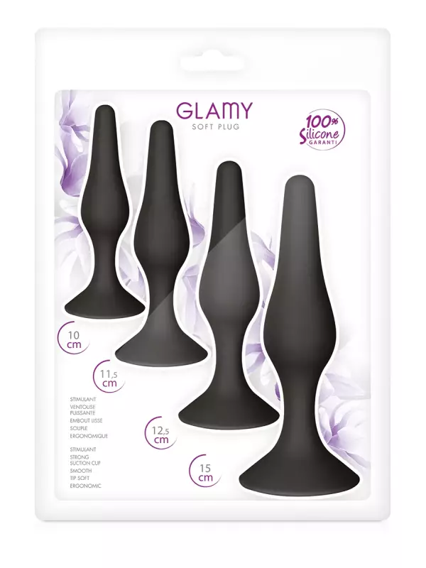 Coffret 4 soft plugs - Glamy