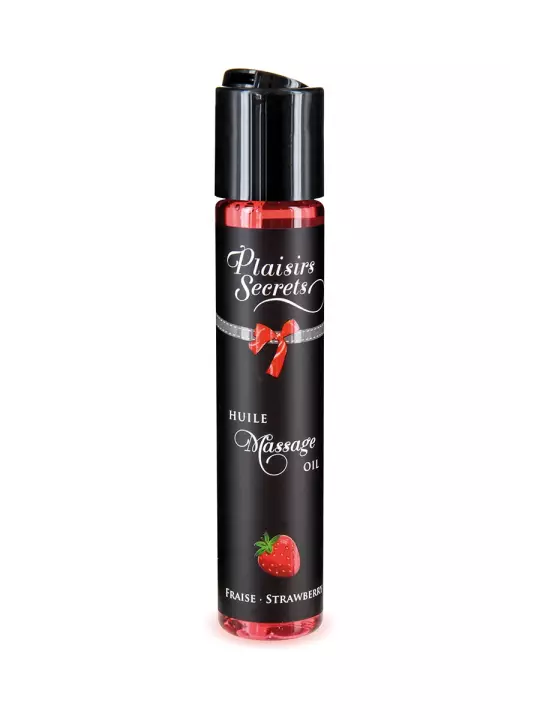 Huile de massage gourmande - Fraise
