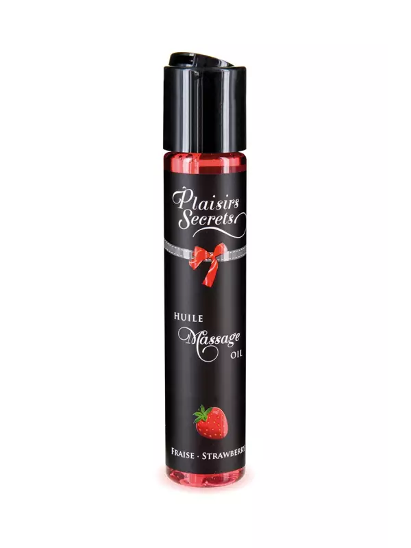 Huile de massage gourmande - Fraise