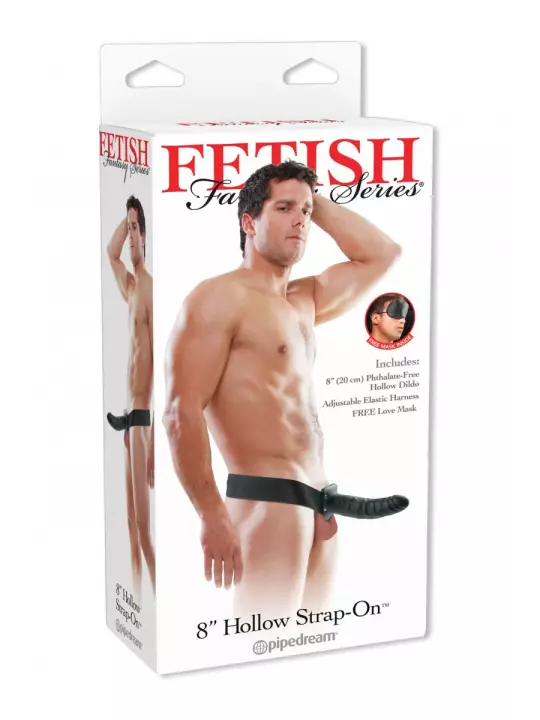 Gode-ceinture creux 20 cm