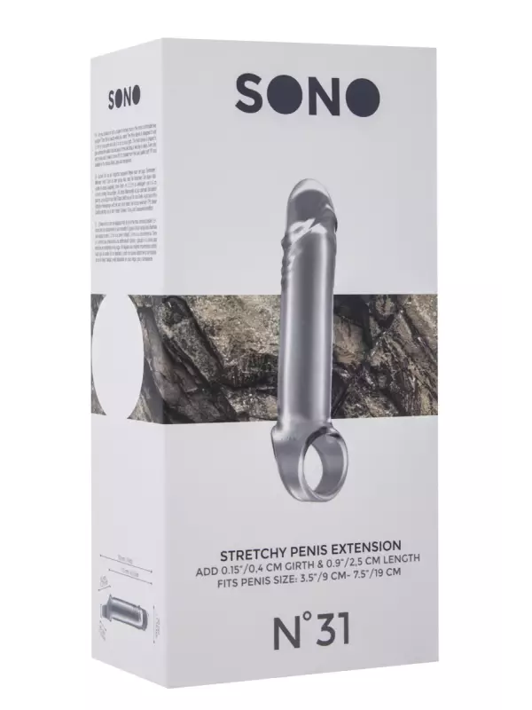 Gaine d'extension de pénis lisse SONO 31