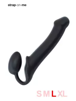 Gode ceinture strap-on noir L