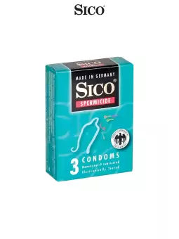 3 préservatifs Sico SPERMICIDE