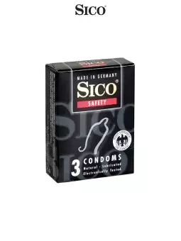 3 préservatifs Sico SAFETY