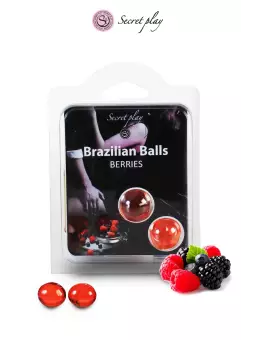 2 Brazilian Balls - baies rouges