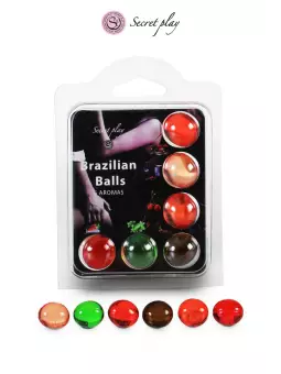 6 Brazilian Balls parfums variés