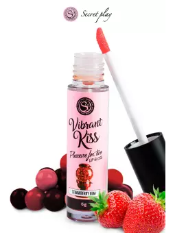 Brillant à lèvres stimulant - fraise bonbon