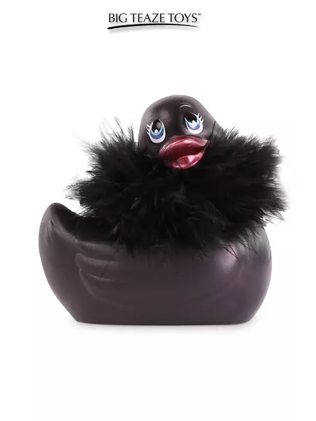 Mini canard vibrant Duckie Paris - noir