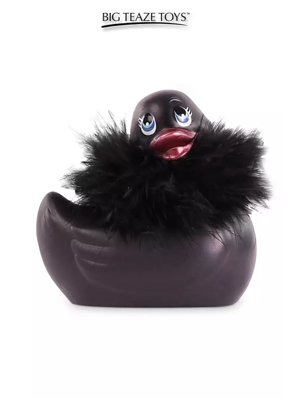 Mini canard vibrant Duckie Paris - noir