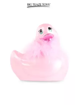 Mini canard vibrant Duckie Paris - rose
