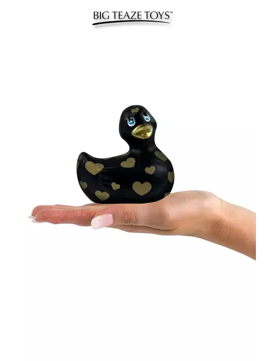 Mini canard vibrant Romance noir et or