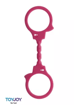 Menottes silicone stretchy - rose