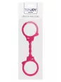 Menottes silicone stretchy - rose