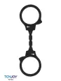 Menottes silicone stretchy - noir