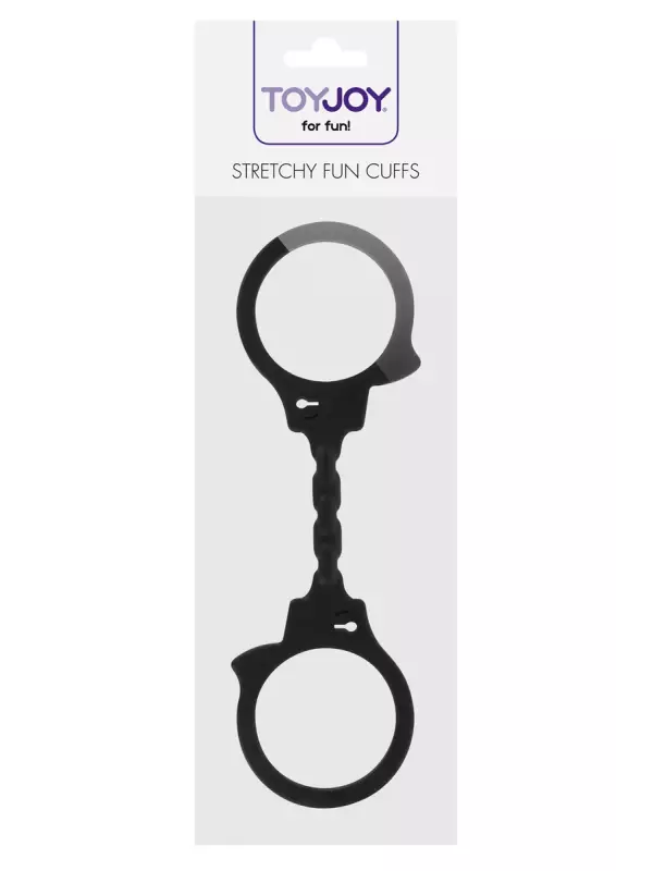 Menottes silicone stretchy - noir