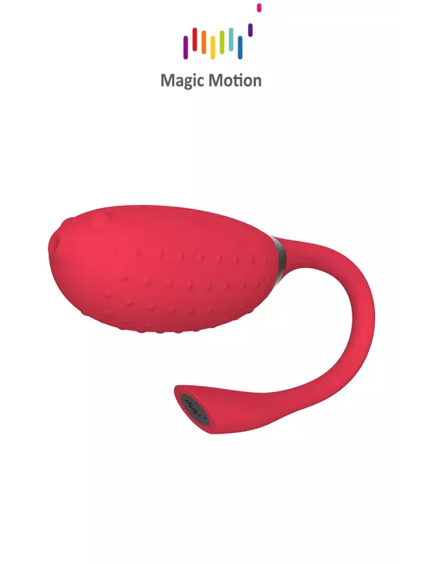 Oeuf vibrant connecté Magic Fugu rouge - Magic Motion