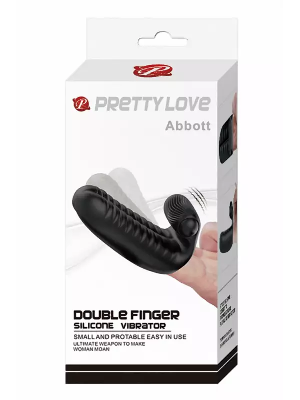 Double doigt vibrant Abbot - Pretty Love