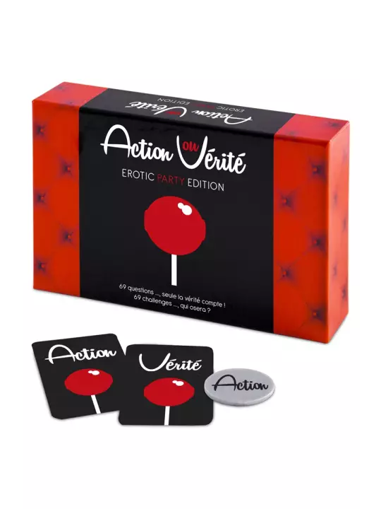 Jeu coquin Action ou Vérité Erotic Party Edition