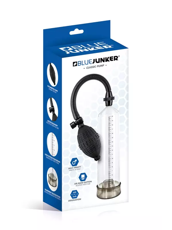 Pompe à pénis Blue Junker classique