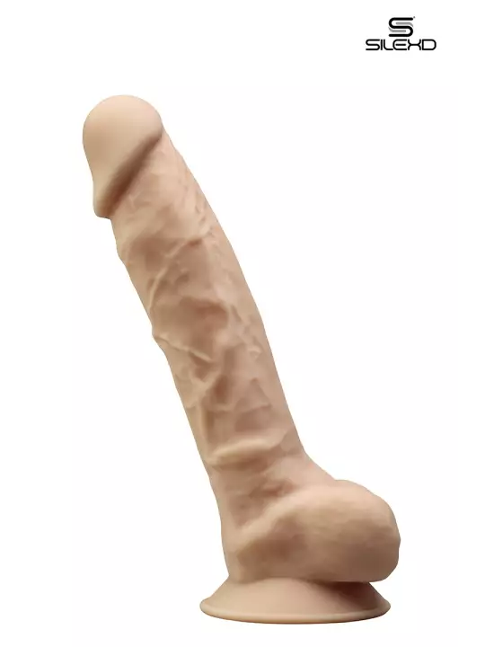 Gode double densité chair 23 cm - Modèle 1