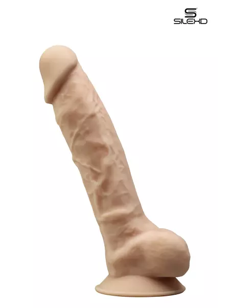 Gode double densité chair 23 cm - Modèle 1