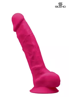 Gode double densité rose 23 cm - Modèle 1