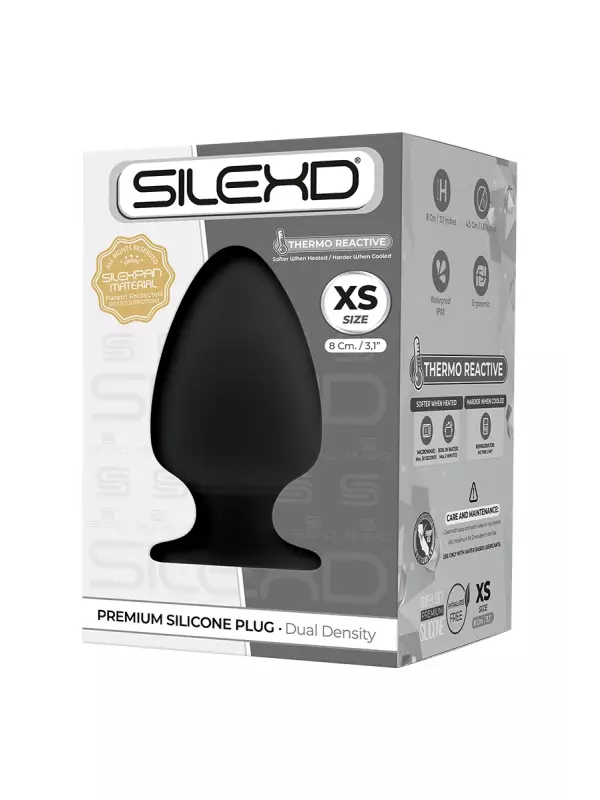 Plug anal XSmall double densité modèle 1 - SilexD