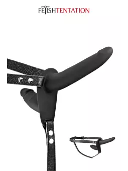 Double gode ceinture noir - Fetish Tentation