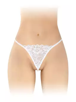 String avec perles Venusina - blanc