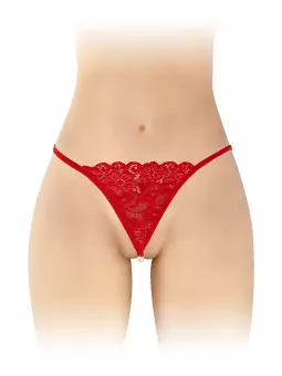 String avec perles Venusina - rouge