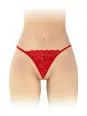 String avec perles Venusina - rouge