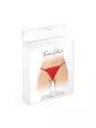 String avec perles Venusina - rouge