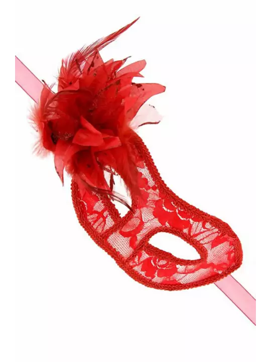 Loup semi-rigide La Traviata - rouge