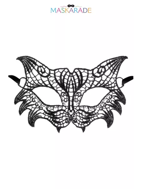 Loup broderie souple Nuit