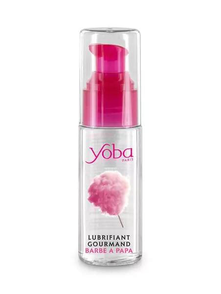 Lubrifiant parfumé barbe à papa 50ml - Yoba