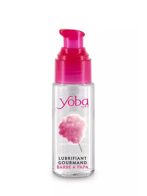 Lubrifiant parfumé barbe à papa 50ml - Yoba
