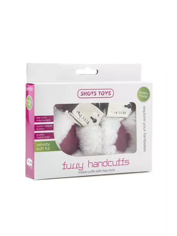 Menottes fourrure Shots - blanc