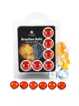 6 Brazillian balls effet chaud & froid