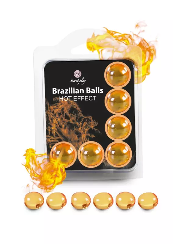 6 Brazilian Balls - effet chaleur