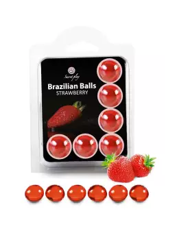 6 Brazilian Balls - fraise